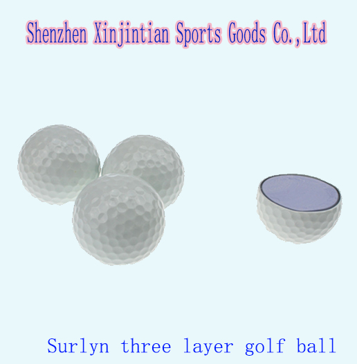 Shalin three-layer game ball