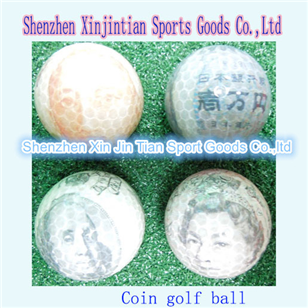 Golf Coin Transparent Ball