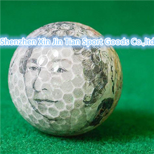 Golf Coin Transparent Ball